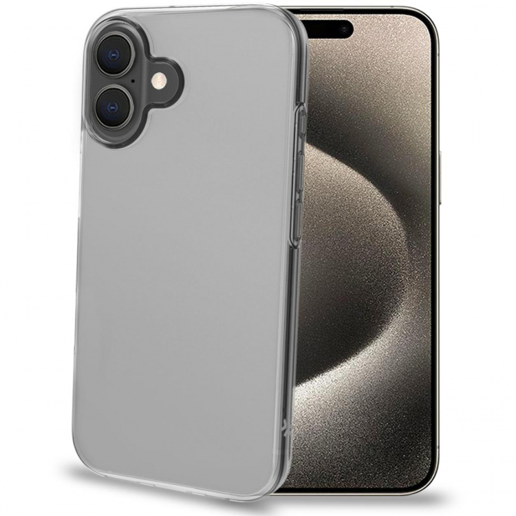 Celly Gelskin TPU-deksel iPhone 16 Transparent Celly Gelskin TPU-deksel iPhone 16 Transparent