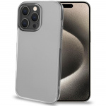 Celly Gelskin TPU-deksel iPhone 16 Pro Transparent