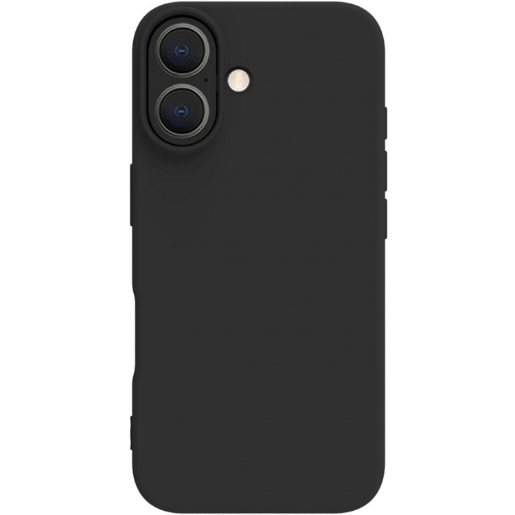 Celly Cromo Soft gummideksel iPhone 16 Svart Celly Cromo Soft gummideksel iPhone 16 Svart