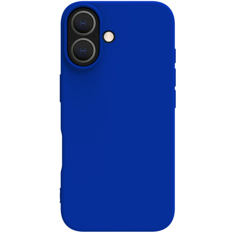 Celly Cromo Soft gummideksel iPhone 16 Blå