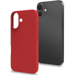 Celly Cromo Soft gummideksel iPhone 16 Rød