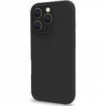 Celly Cromo Mykt gummideksel til iPhone 16 Pro Svart