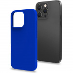 Celly Cromo Mykt gummideksel til iPhone 16 Pro Blå