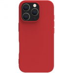 Celly Cromo Mykt gummideksel til iPhone 16 Pro Red