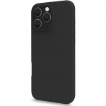 Celly Cromo Mykt gummideksel til iPhone 16 Pro Max Svart