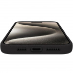 Celly Cromo Mykt gummideksel til iPhone 16 Pro Max Svart