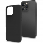 Celly Cromo Mykt gummideksel til iPhone 16 Pro Max Svart