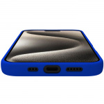 Celly Cromomag Magnetisk, mykt gummideksel MagSafe iPhone 16 Blå Celly Cromomag Magnetisk, mykt gummideksel MagSafe iPhone 16 Blå