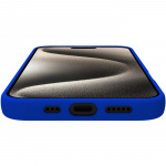 Celly Cromomag Magnetisk, mykt gummideksel MagSafe iPhone 16 Pro Blue