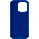 Celly Cromomag Magnetisk, mykt gummideksel MagSafe iPhone 16 Pro Blue