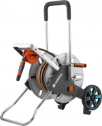 GARDENA CleverRoll M Easy metallslangevogn, 25 m flexslange