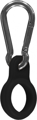 Chilly\'s Bottles karabinkrok svart, brakett