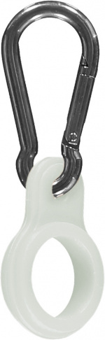 Chilly\'s Bottles karabinkrok hvit, brakett