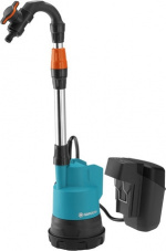 GARDENA Regnvannspumpe 2000/2 18V P4A, batteri og lader