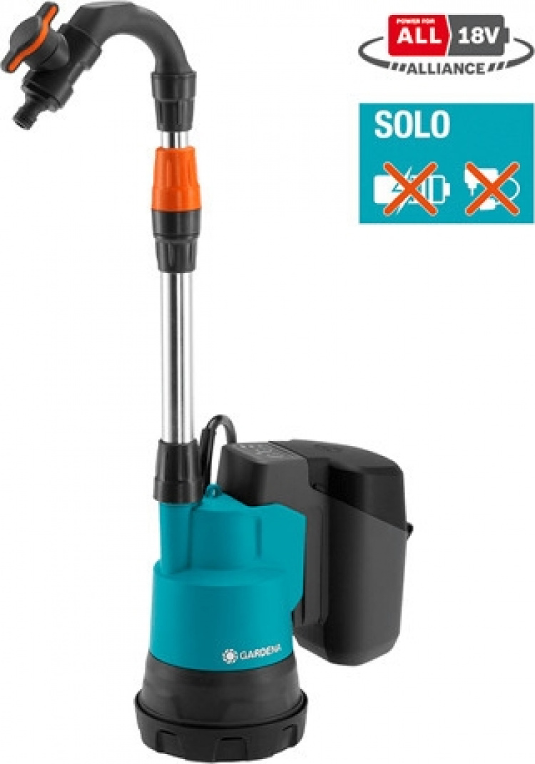 GARDENA Regnvannspumpe 2000/2 18V P4A, uten batteri