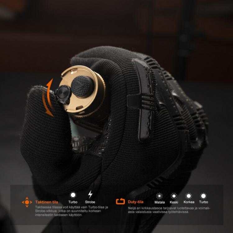 Fenix TK20R UE lommelykt, 2800 lm, grå