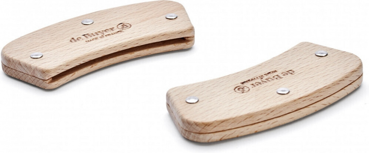 De Buyer LOQY avtakbare trehåndtak, 2 stk