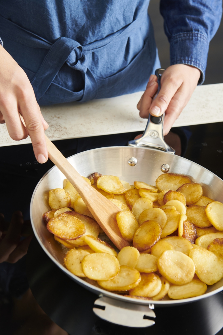 De Buyer Mineral B LOQY stekepanne, 28 cm, karbonstål