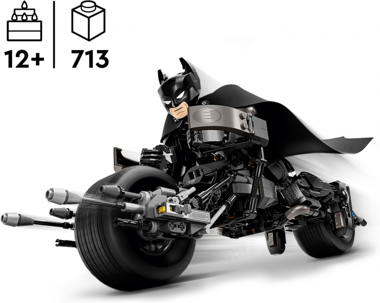 LEGO Super Heroes DC 76273 - Byggbar Batman™-figur og Batpod-hjul LEGO Super Heroes DC 76273 - Byggbar Batman™-figur og Batpod-hjul
