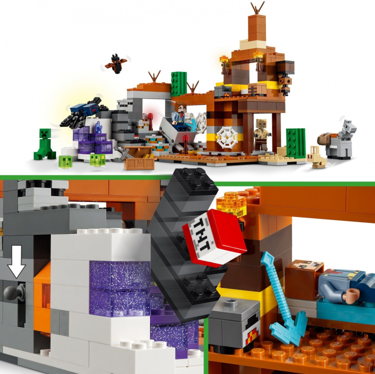 LEGO Minecraft 21263 - Gruvesjakt i villmarken LEGO Minecraft 21263 - Gruvesjakt i villmarken