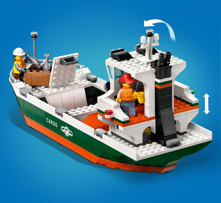 LEGO My City 60422 - Havn og lasteskip