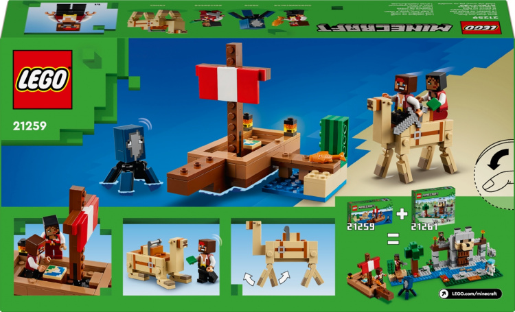 LEGO Minecraft 21259 - Piratskipets reise