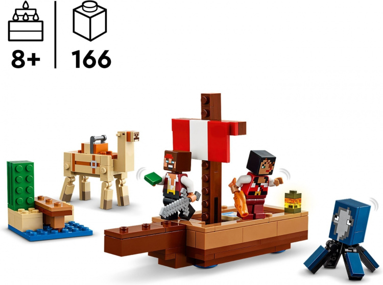 LEGO Minecraft 21259 - Piratskipets reise