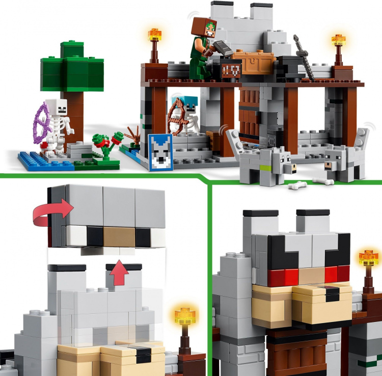 LEGO Minecraft 21261 - Ulvefestning LEGO Minecraft 21261 - Ulvefestning