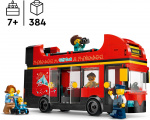 LEGO City Settet Store kjøretøy 60407 - Rød turistbuss med dobbeltdekker