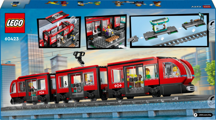 LEGO City Tog 60423 - Ekspressholdeplass i sentrum