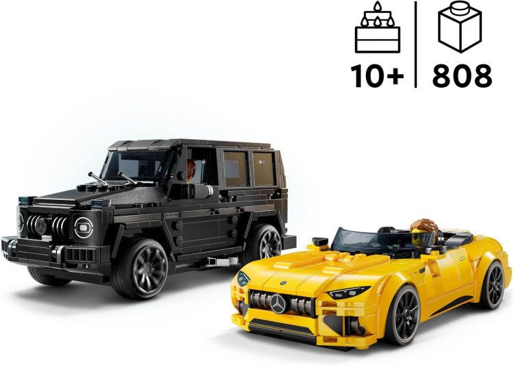LEGO Speed Champions 76924 - Mercedes-AMG G 63 og Mercedes-AMG SL 63