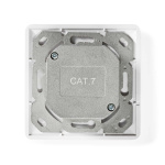 Nedis Nettverksveggboks | Innfelt montering | 2-Port port(s) | CAT7 | Rett | Hunn | Gull belagt | PVC | Elfenben | Boks Nedis Nettverksveggboks | Innfelt montering | 2-Port port(s) | CAT7 | Rett | Hunn | Gull belagt | PVC | Elfenben | Boks