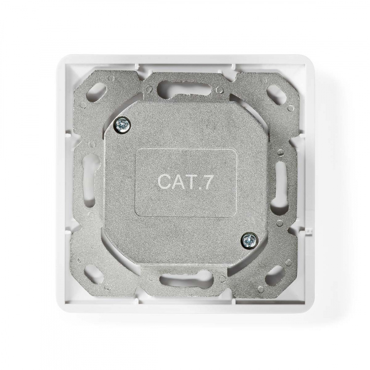 Nedis Nettverksveggboks | Innfelt montering | 2-Port port(s) | CAT7 | Rett | Hunn | Gull belagt | PVC | Elfenben | Boks Nedis Nettverksveggboks | Innfelt montering | 2-Port port(s) | CAT7 | Rett | Hunn | Gull belagt | PVC | Elfenben | Boks