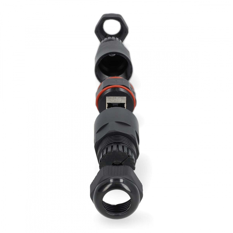 Nedis Nettverkskobling | Utendørs | CAT6 | Skjermet | RJ45 Hun | RJ45 Hun | Rett | PVC | Boks