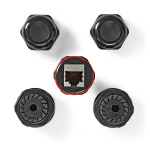 Nedis Nettverkskobling | Utendørs | CAT6 | Skjermet | RJ45 Hun | RJ45 Hun | Rett | PVC | Boks