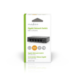Nedis nettverkssvitsj | Kablet hastighet: Gigabit | Antall ethernet porter: 5