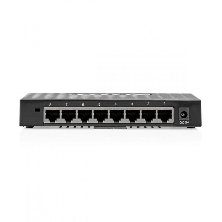 Nedis nettverkssvitsj | Kablet hastighet: Gigabit | Antall ethernet porter: 8
