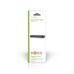 Nedis nettverkssvitsj | Kablet hastighet: Gigabit | Antall ethernet porter: 8
