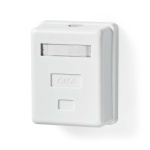 Nedis Nettverksveggboks | Overflatemontering | 1-Port port(s) | STP CAT6 | Rett | Hunn | Gull belagt | PVC | Hvit | Boks Nedis Nettverksveggboks | Overflatemontering | 1-Port port(s) | STP CAT6 | Rett | Hunn | Gull belagt | PVC | Hvit | Boks