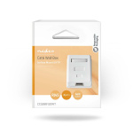Nedis Nettverksveggboks | Overflatemontering | 1-Port port(s) | STP CAT6 | Rett | Hunn | Gull belagt | PVC | Hvit | Boks Nedis Nettverksveggboks | Overflatemontering | 1-Port port(s) | STP CAT6 | Rett | Hunn | Gull belagt | PVC | Hvit | Boks