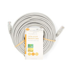 Nedis CAT5e nettverkskabel | U/UTP | RJ45 Han | RJ45 Han | 20.0 m | Rund | PVC | Grå | Label