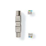 Nedis Nettverkskobling | CAT7 | Skjermet | RJ45 Hun | RJ45 Hun | Rett | Metall | Boks Nedis Nettverkskobling | CAT7 | Skjermet | RJ45 Hun | RJ45 Hun | Rett | Metall | Boks