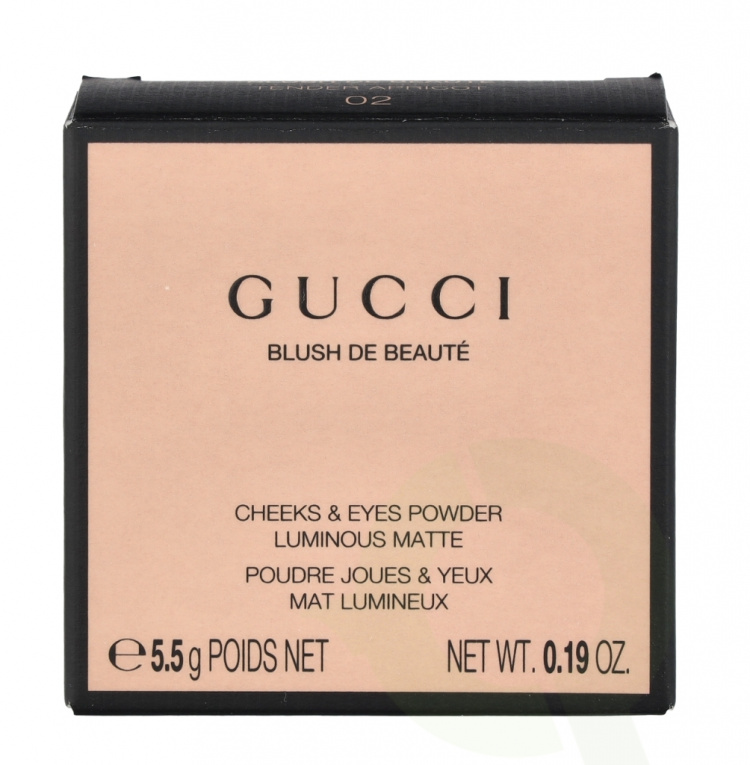 Gucci Cheeks & Eyes Powder Luminous Matte 5,5 g #02 Tender Apricot