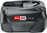 Bosch 18 V Li-on-batteri, 4,0 Ah