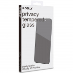 Celly Skjermbeskytter for personvern herdet glass iPhone 16 Pro Max