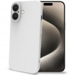 Celly SPACE Super Thin Cover iPhone 16 Hvit