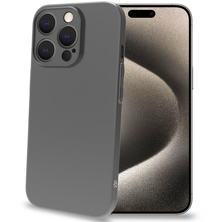 Celly SPACE Supertynt deksel til iPhone 16 Pro Svart