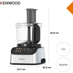 Kenwood Kjøkkenmaskin PRO FDM73.850SS MultiPro OneTouch Kenwood Kjøkkenmaskin PRO FDM73.850SS MultiPro OneTouch