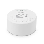 Nedis Hvit Støy Maskin | 18 Sound Options | 1 W | Maksimal batteritid: 18 timer | Dimmbart lys | Timer | Hvit
