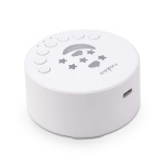 Nedis Hvit Støy Maskin | 18 Sound Options | 1 W | Maksimal batteritid: 18 timer | Dimmbart lys | Timer | Hvit